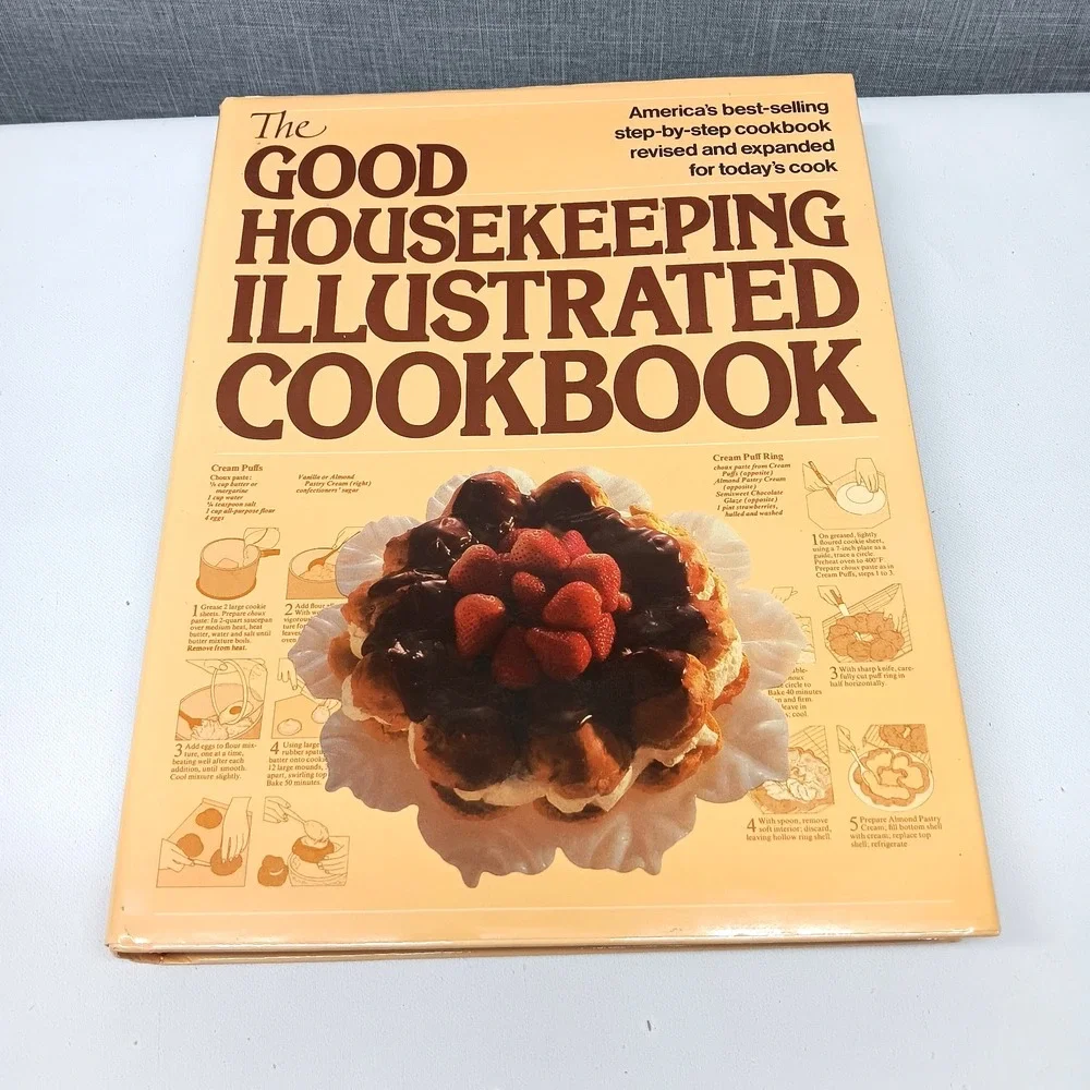 VTG 1989 Good Housekeeping Illustrated Cookbook Hardcover Recipes Desserts Meat‎